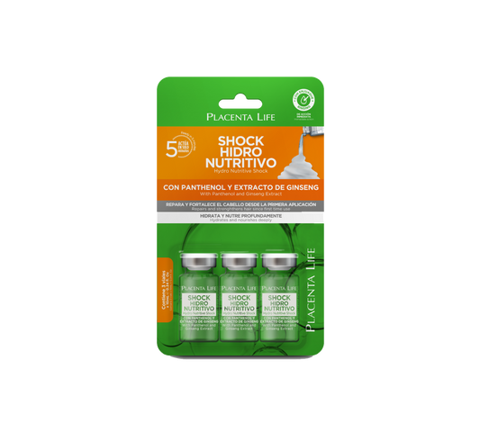 Ampolla Shock Hidro Nutritivo Be Natural (3 unidades)