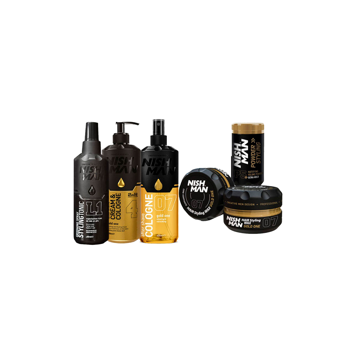 Kit Barbería Regalo Nishman Black