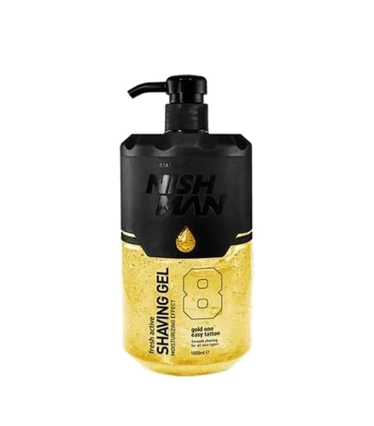 Shaving Gel No. 8 Gold 1000ml Nishman