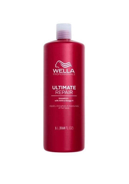 Shampoo Ultimate Reparador Paso 1 Wella 1000ml