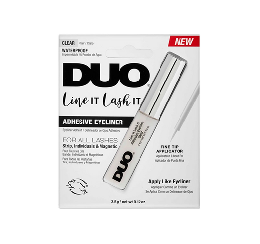 Delineador Adhesivo De Pestañas Duo Line It Lash It Clear