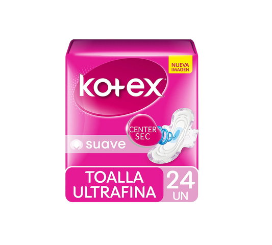 Kotex Toalla Ultrafina con Alas - 24 Uni