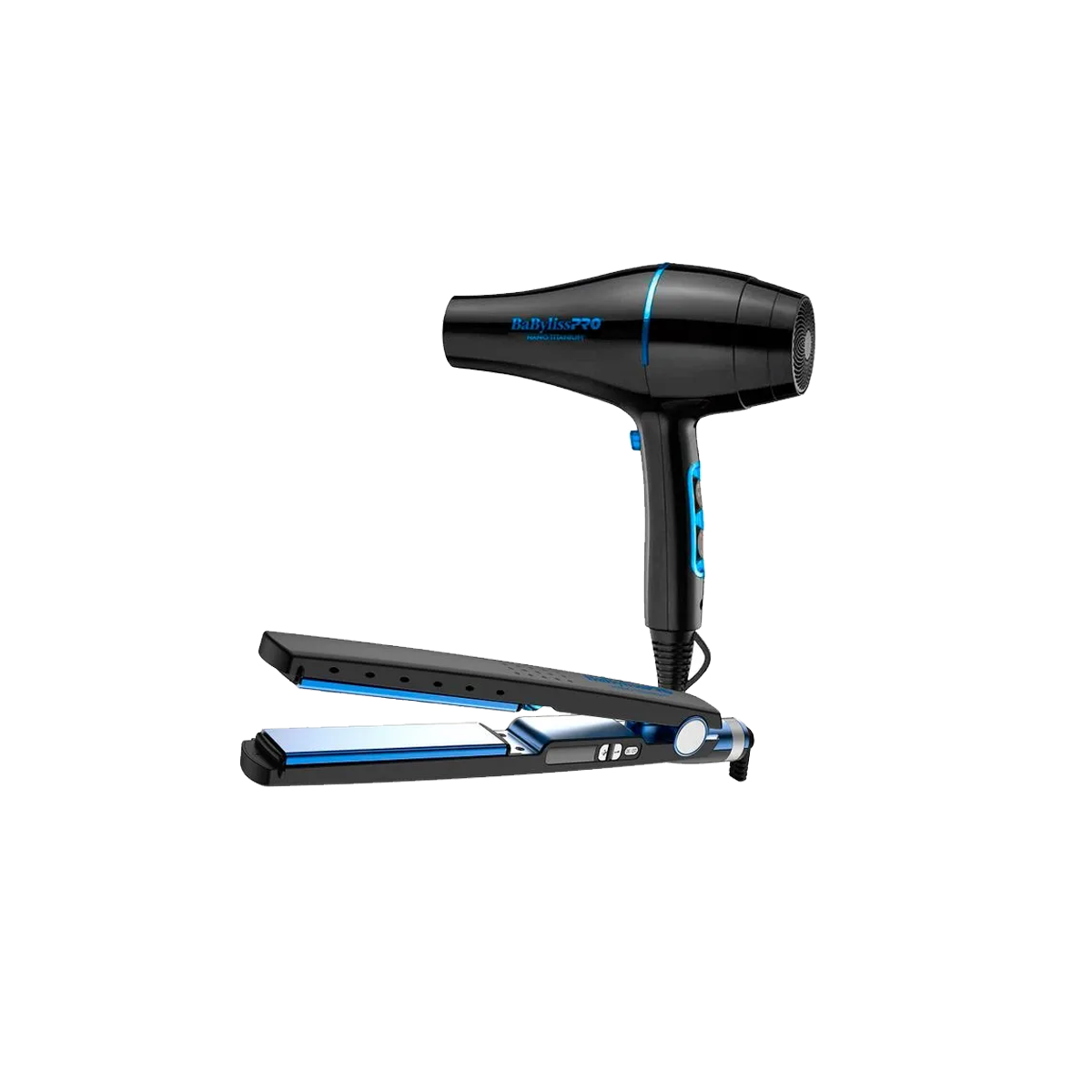 Kit Plancha + Secador Negro BaByliss