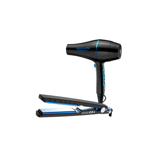 Kit Plancha + Secador Negro BaByliss