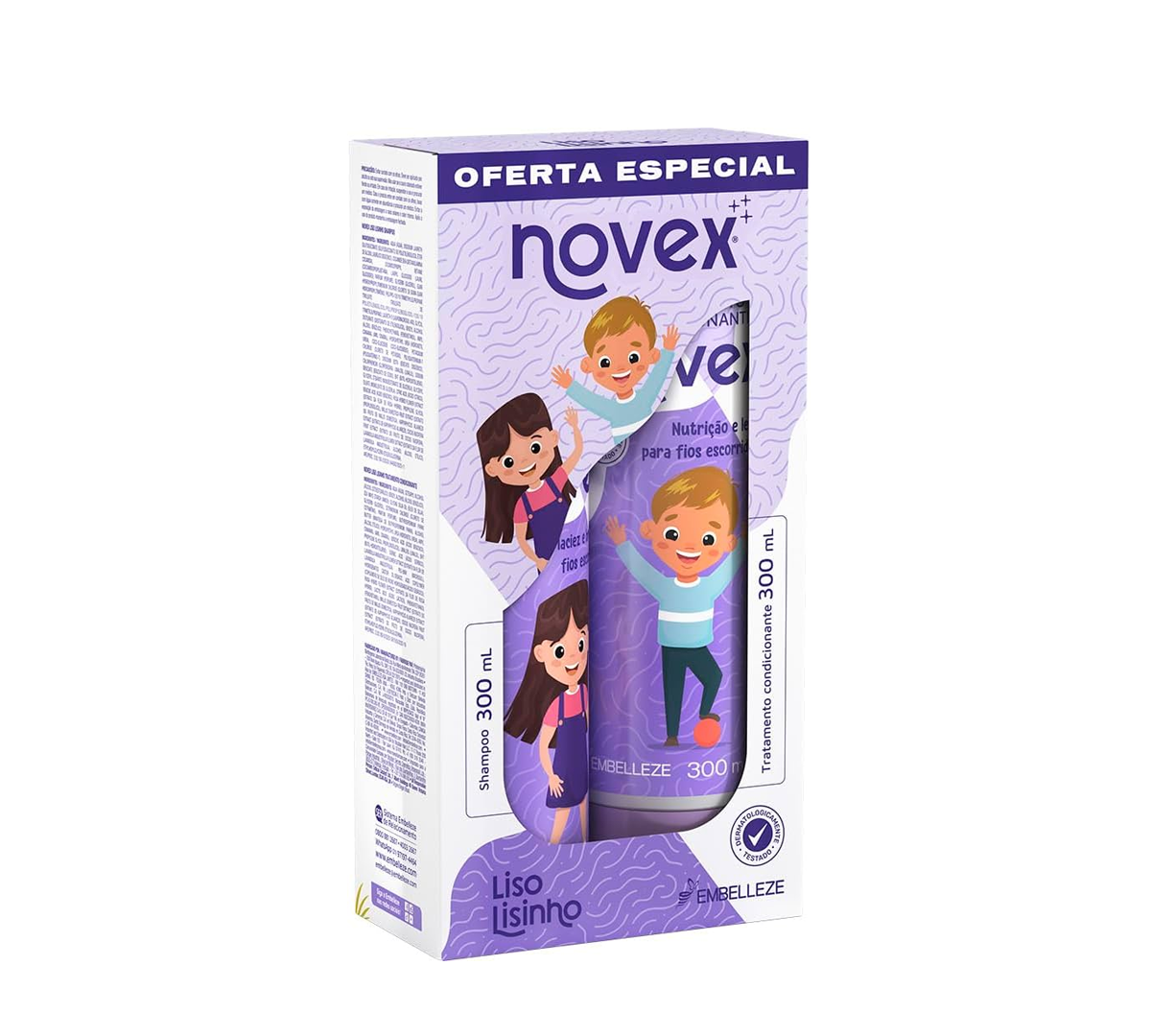 Kit Shampoo y Acondicionador Lisinho 300 g Novex