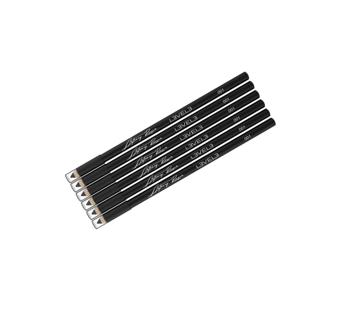 Lápiz Delineador Negro 6 Pzs Level 3