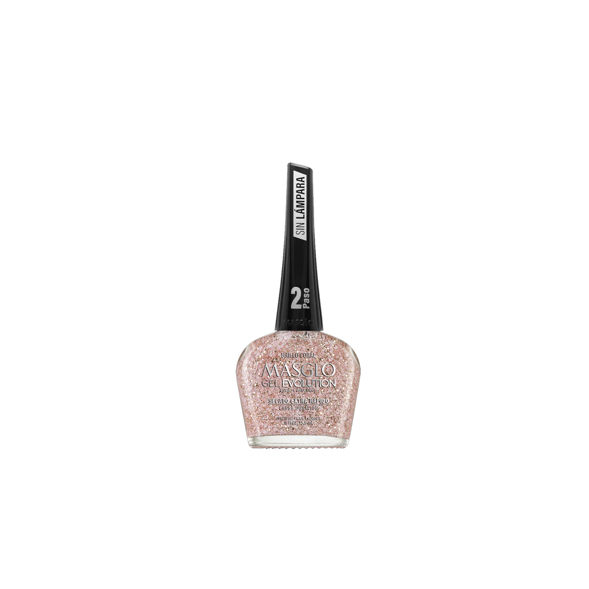 Gel Evolution Esmalte Brillo Coral de Masglo