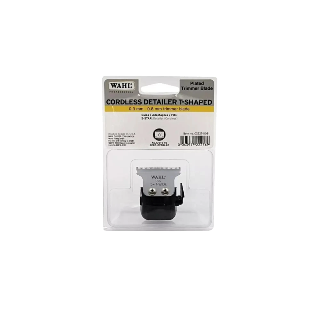 Cuchilla Wahl Cordless Detailer T-SHAPED