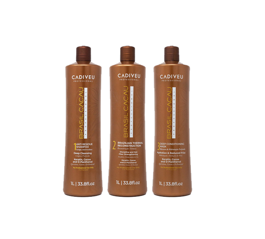 Kit Alisado Profesional Brasil Cacau 1000 ml