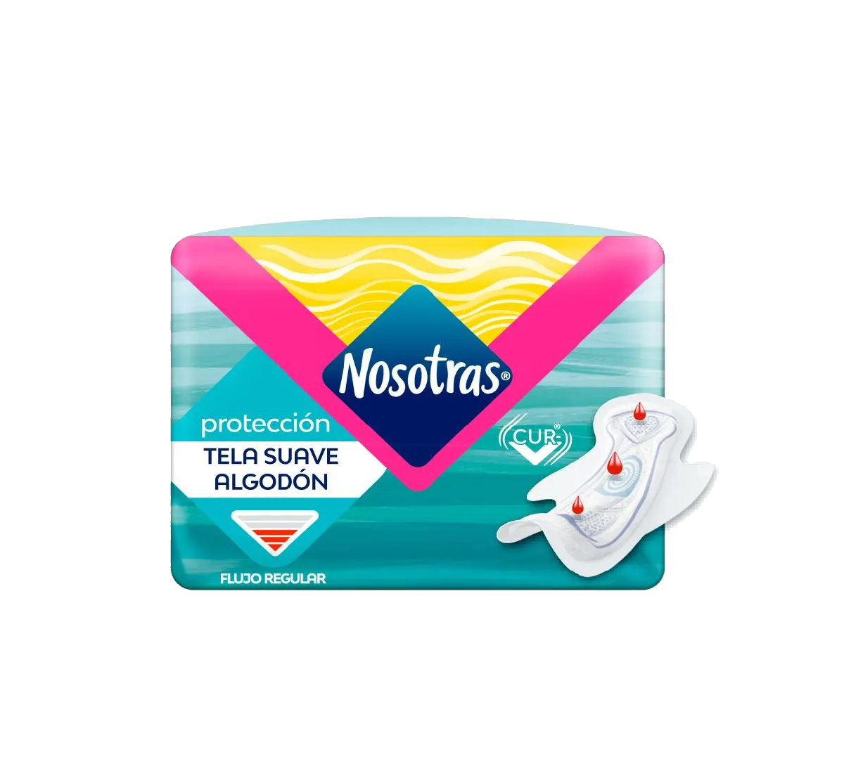 Toalla Normal Suave con Alas - 10 Uni