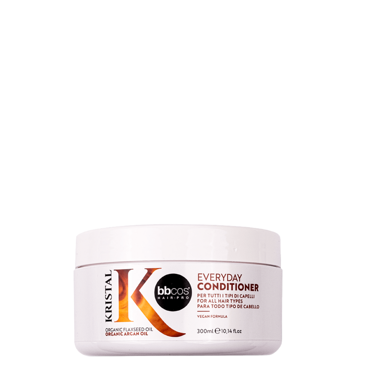 Acondicionador de uso frecuente BBcos Kristal Basic Everyday en botella de 300ml