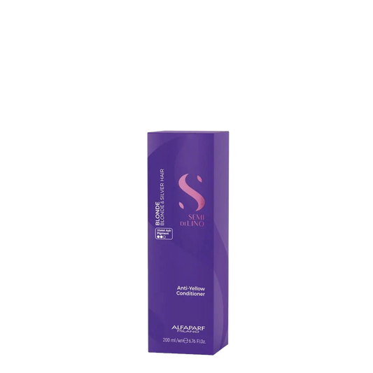 Acondicionador Anti-Yellow Blonde Semi Di Lino 200 ml