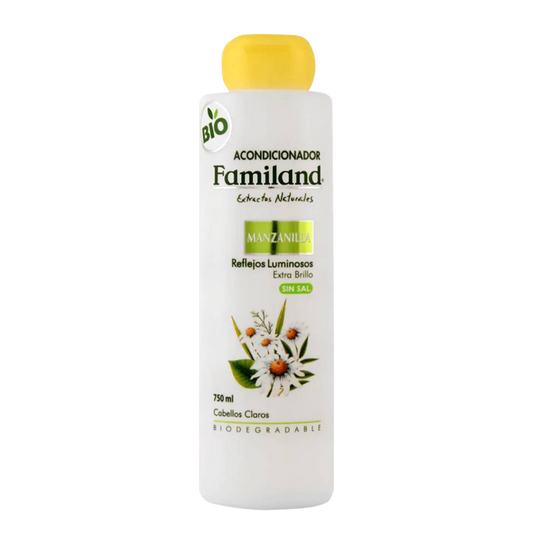 Acondicionador Manzanilla BIO Reflejos Luminosos Sin Sal Familand 750ml