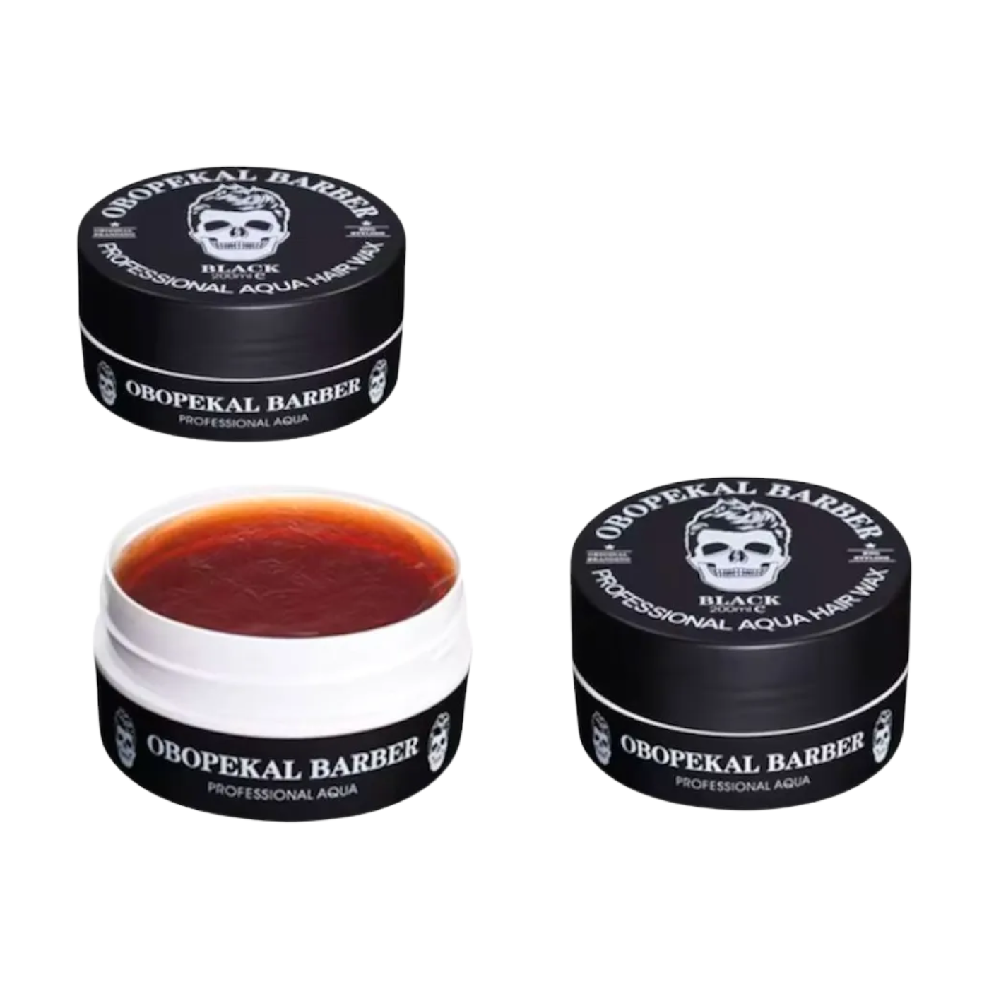 Cera Gel Modeladora Black Aqua Hair Wax 200g