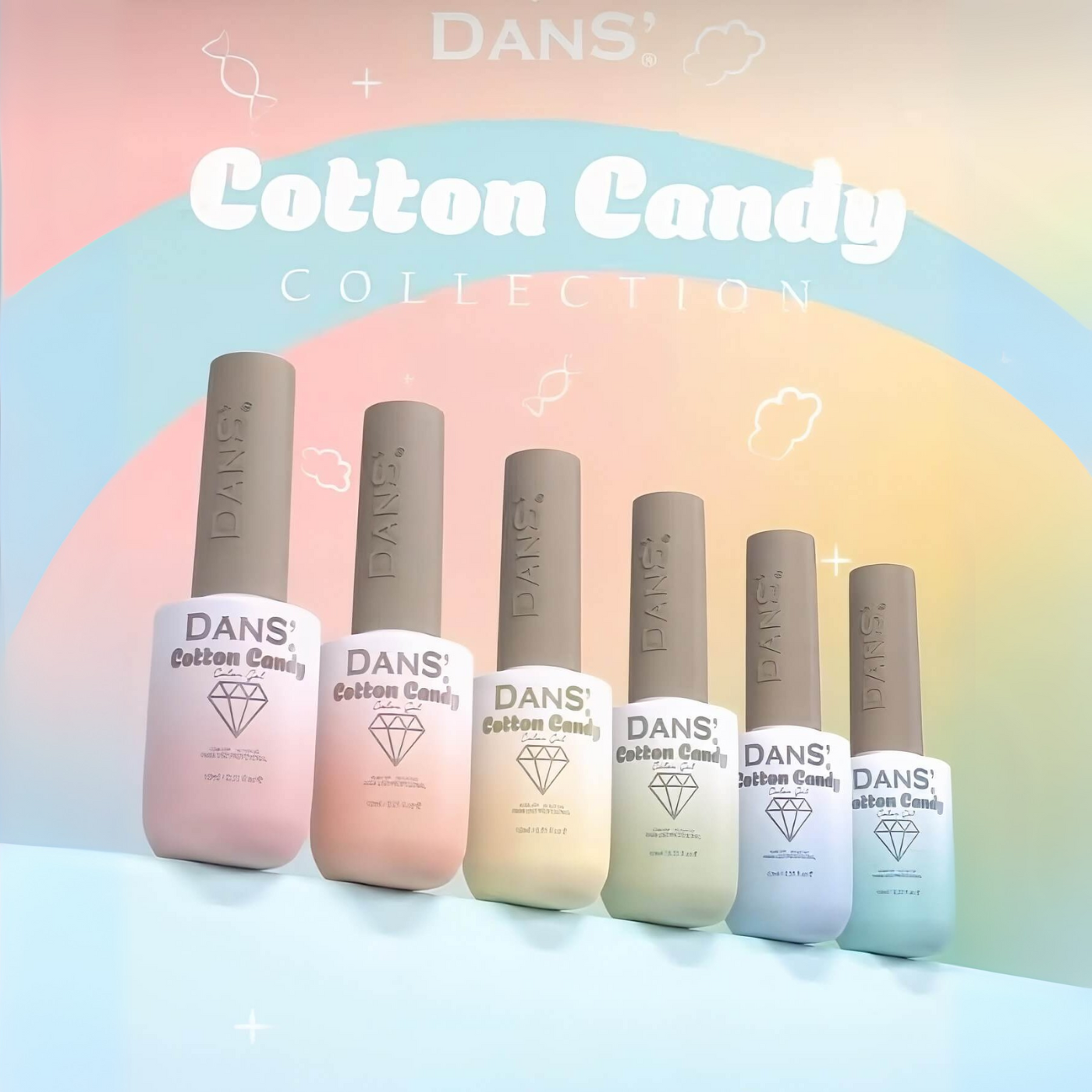 Esmaltes Dans' — Colección Cotton Candy