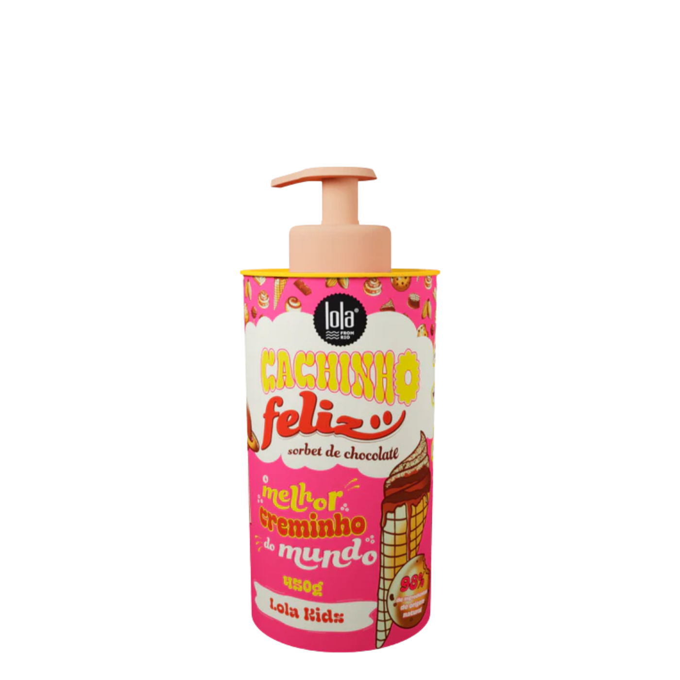 Crema de Peinar Cachinho Feliz Chocolate 450 g