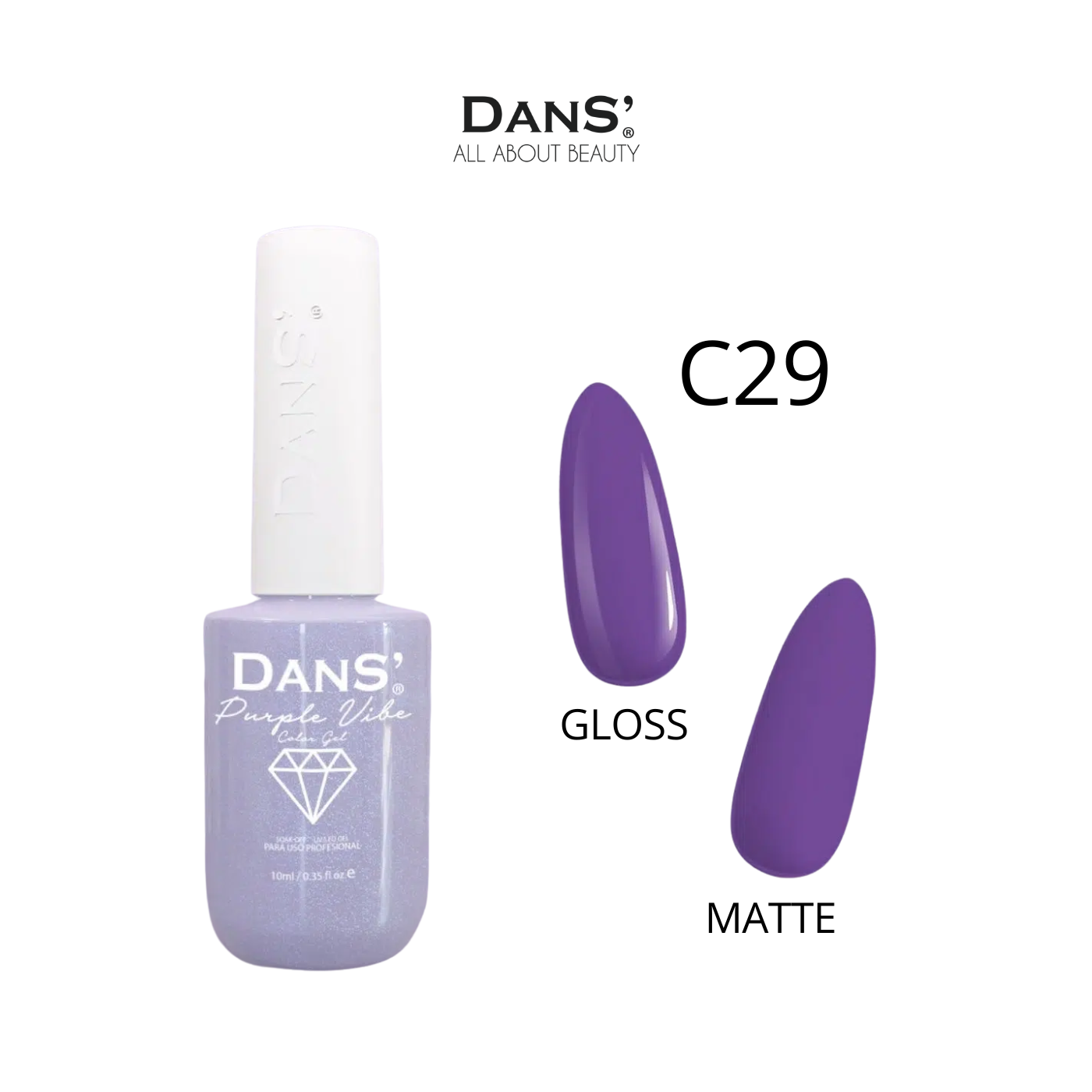 Esmaltes Dans' — Colección Purple Vibe