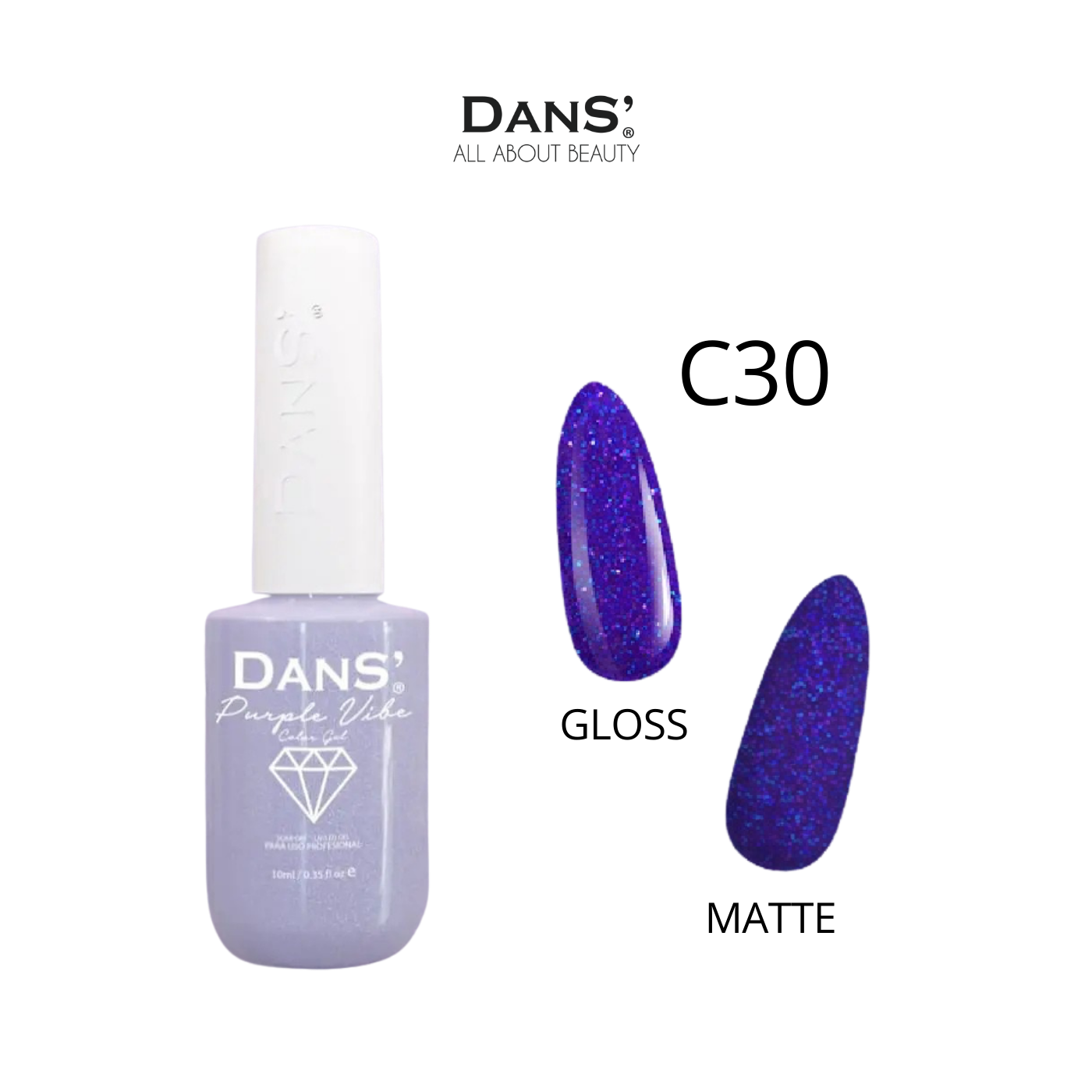 Esmaltes Dans' — Colección Purple Vibe