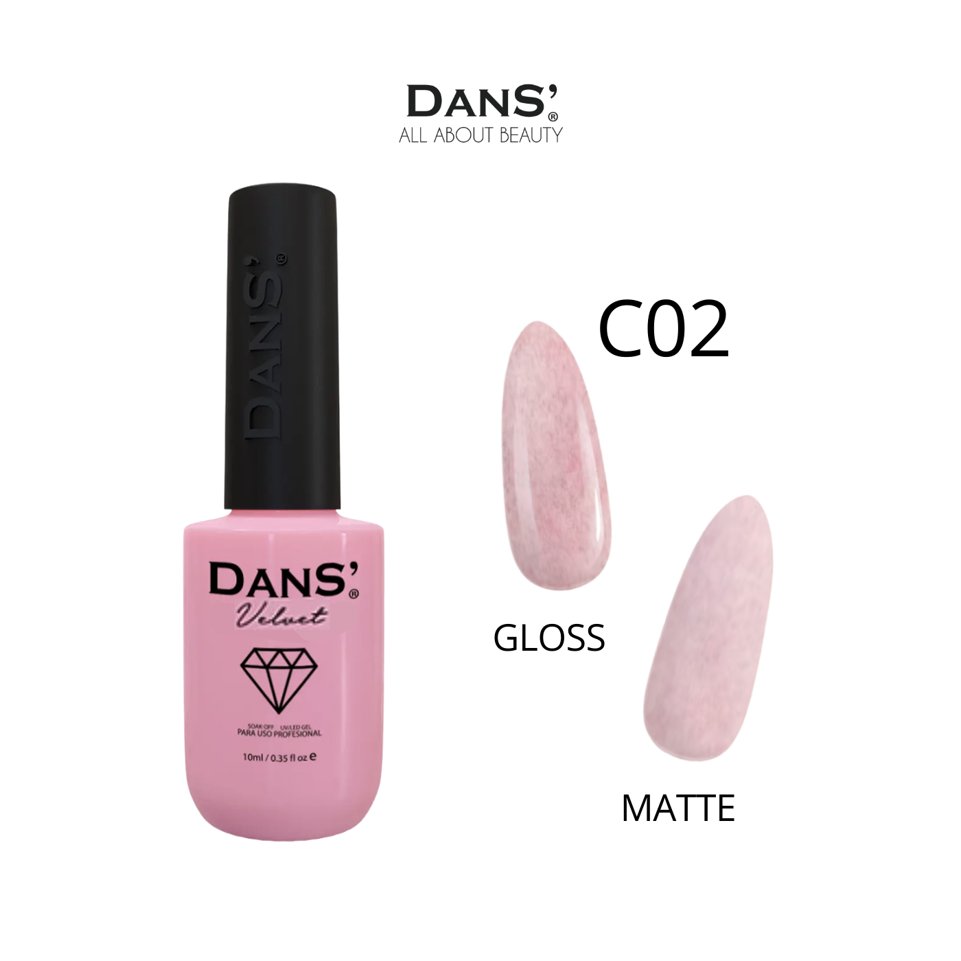 Esmaltes Dans' — Colección Velvet