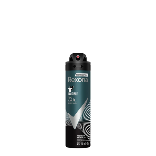 Desodorante en aerosol Rexona Men Invisible 150ml