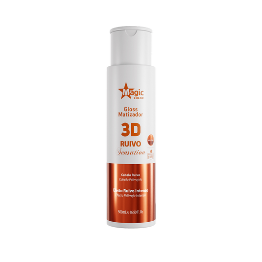 Gloss Matizador 3d Ruivo Sensation 500 Ml
