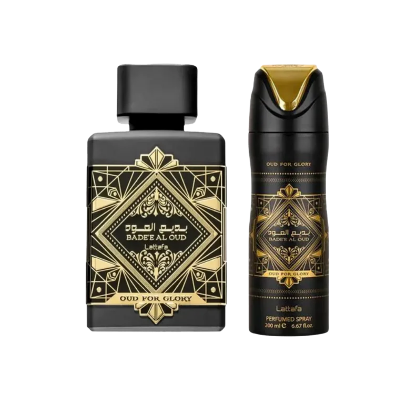 Kit Lattafa Bade’e Al Oud – Eau de Parfum + Spray Corporal