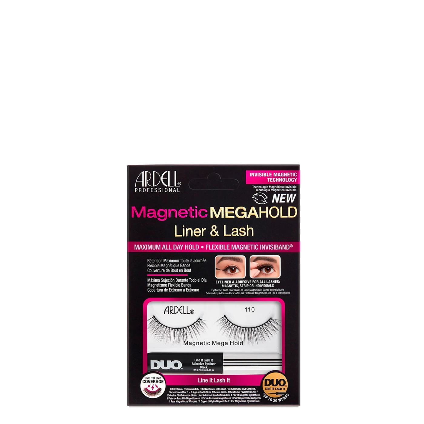 Kit Magnetic Megahold Liner&Lash 110