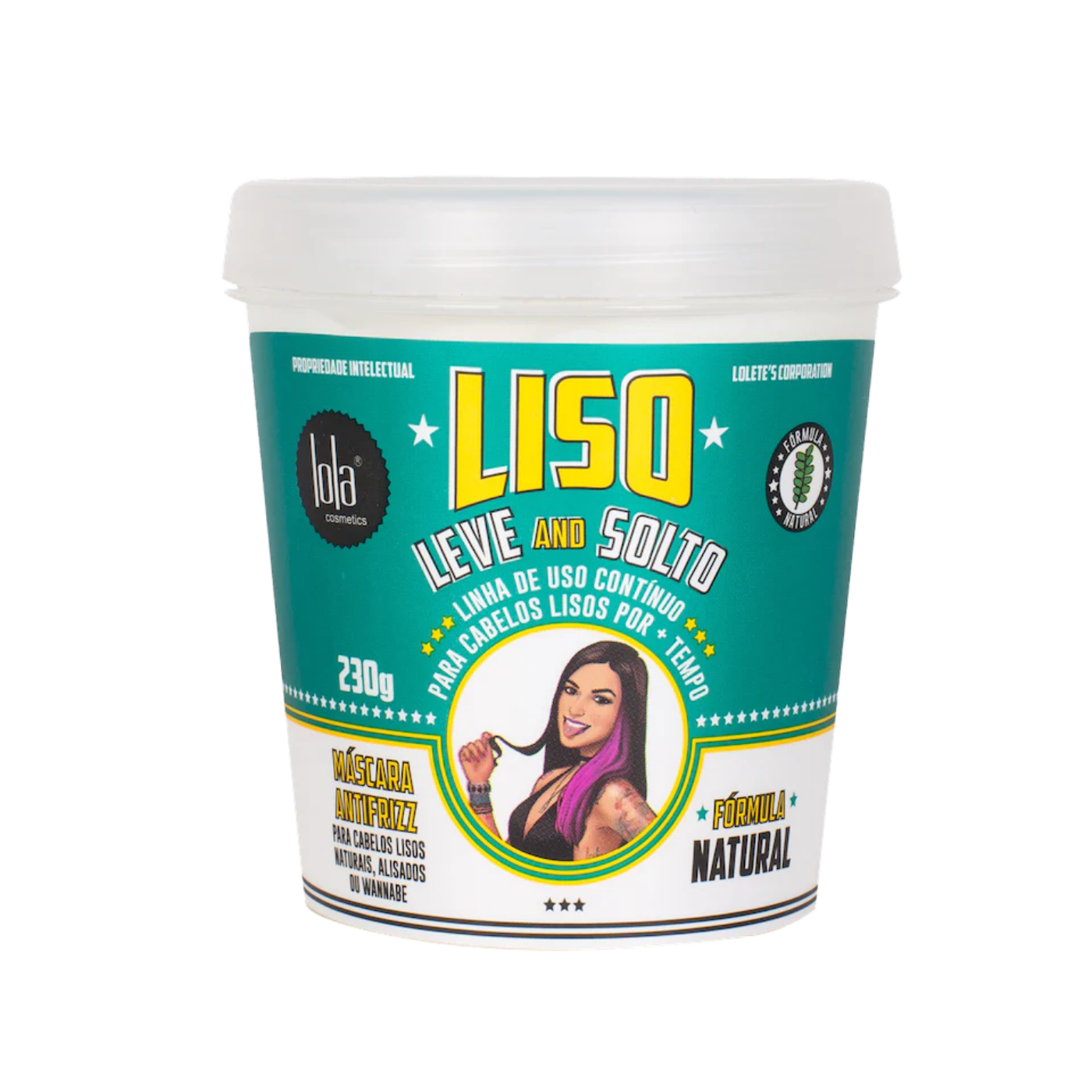 Máscara Antifrizz Liso Leve and Solto — Lola Cosmetics (230 g)