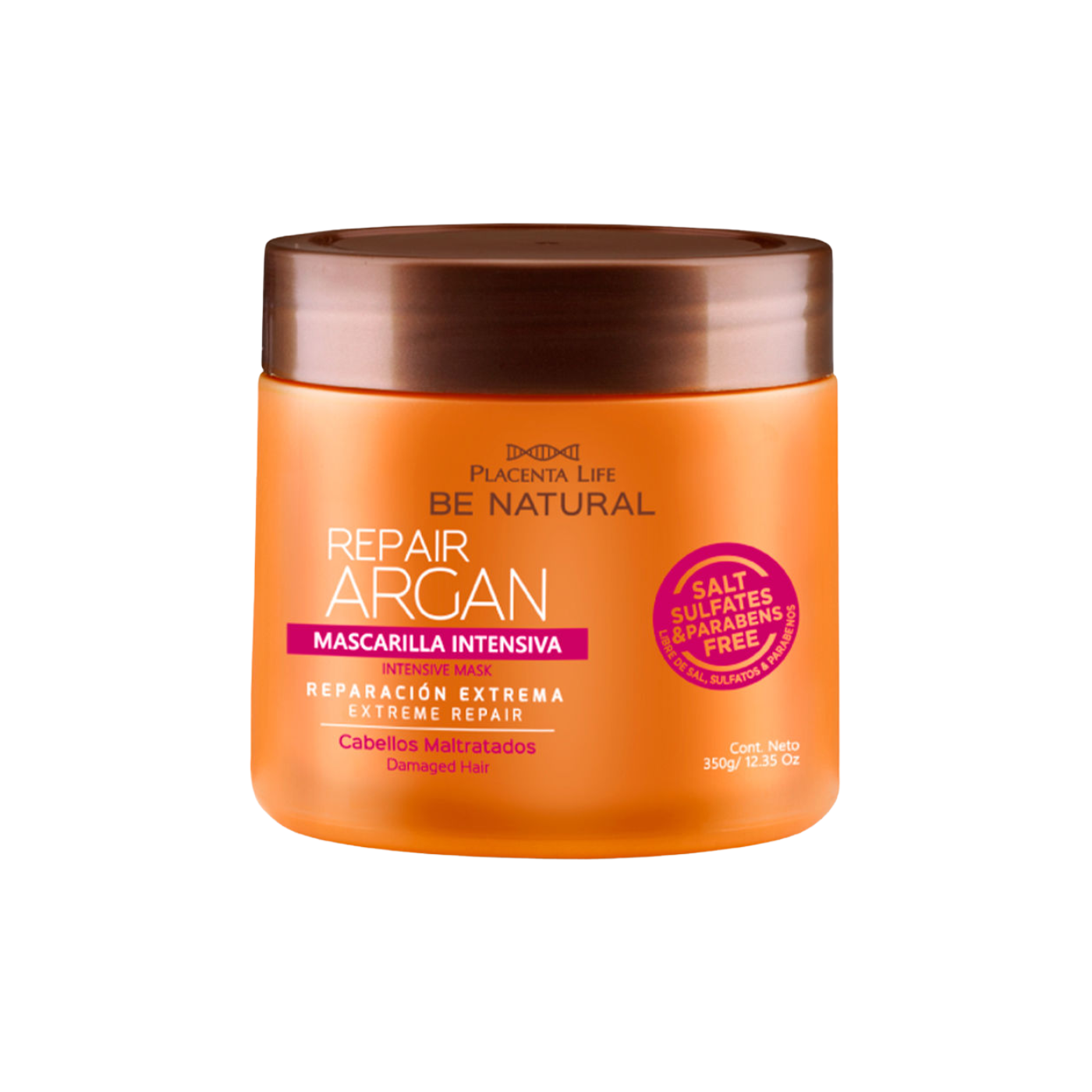 Máscara Repair Argán Reparación Extrema Be Natural 350 gr