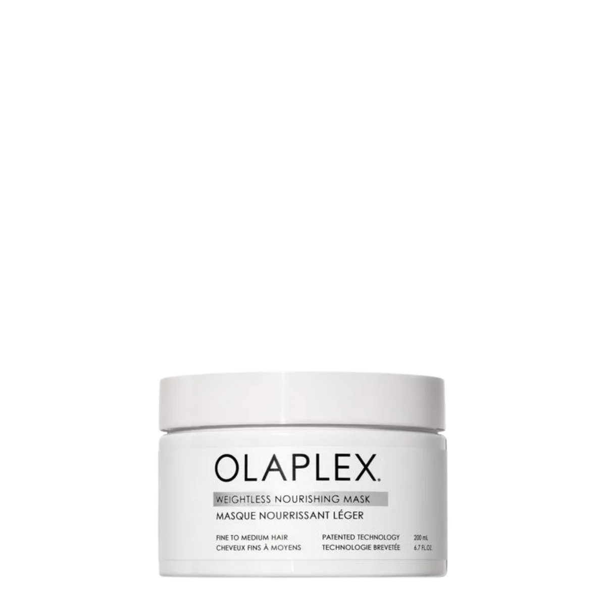 Mascarilla capilar nutritiva ligera Olaplex Weightless Nourishing Mask envase 200ml