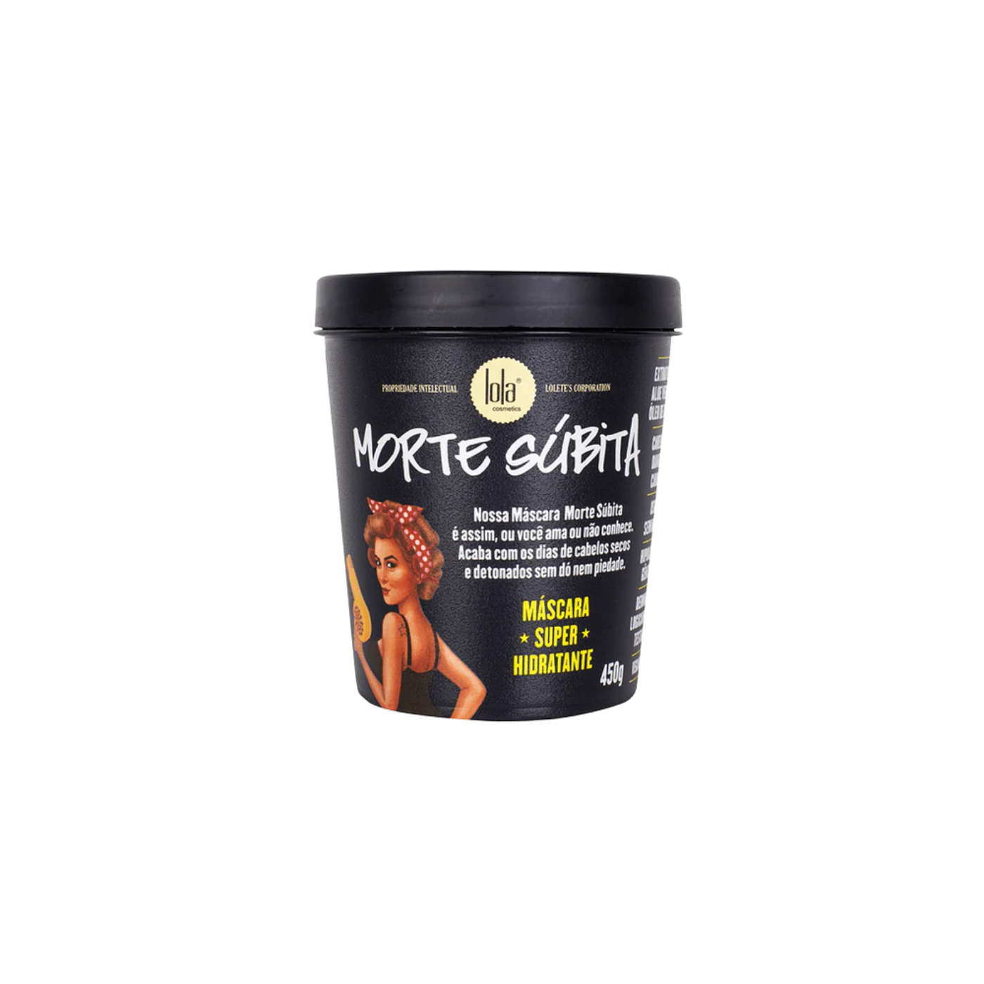 Máscara Hidratante Morte Súbita — Lola Cosmetics (450 g)