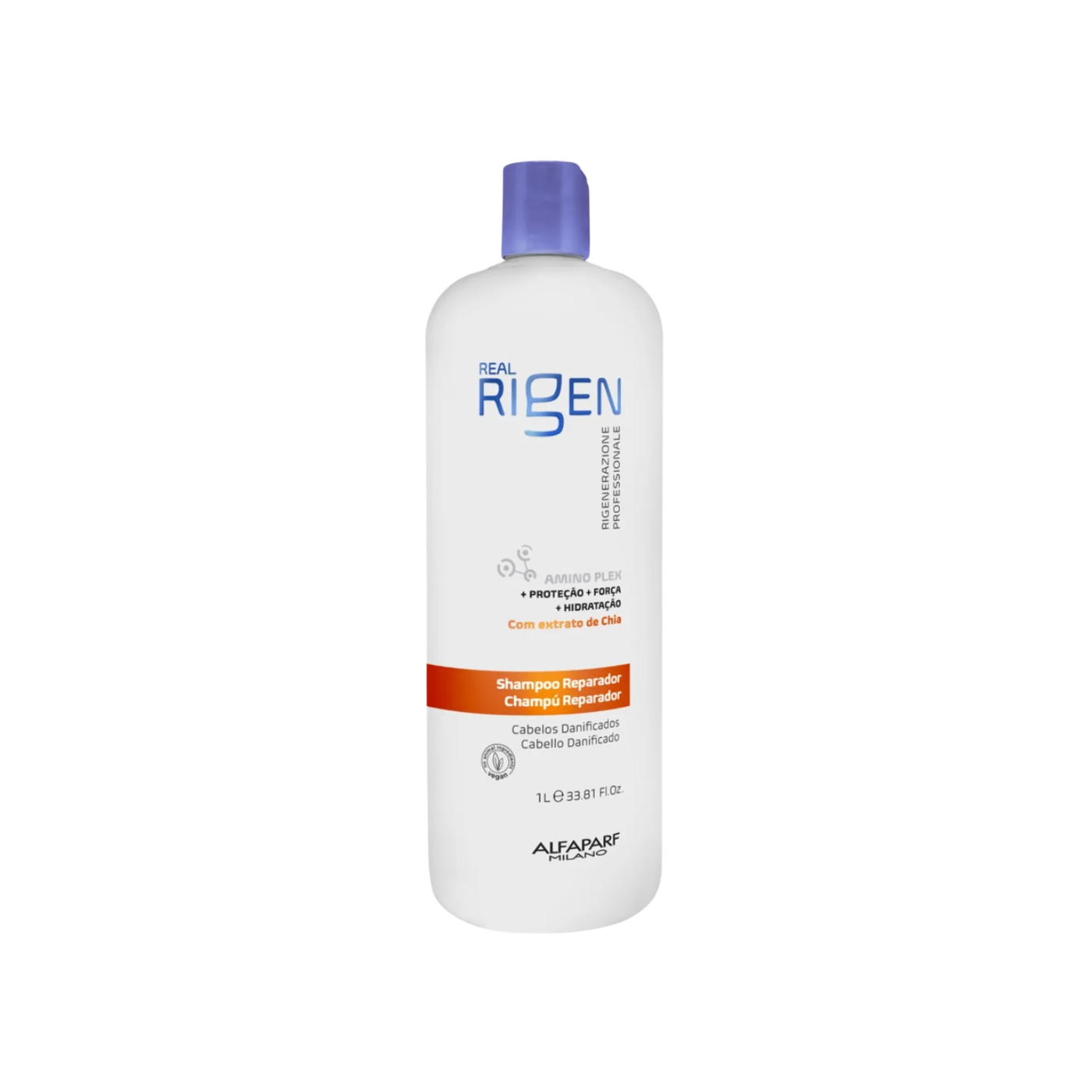 Shampoo Real Rigen Reparador de Alfaparf de 1 L