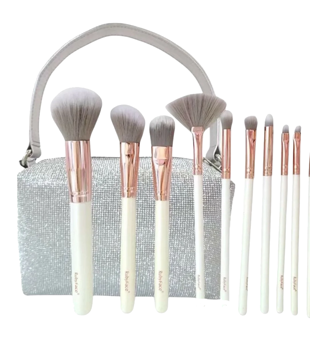 Set de Brochas de 10 Piezas con Estuche