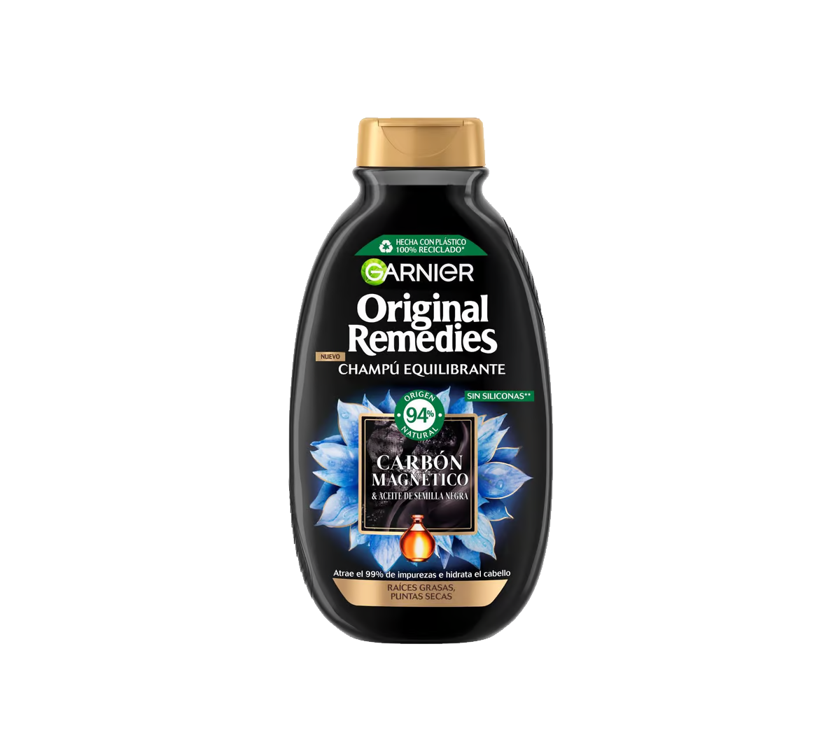 Shampoo Garnier Carbon Magnético – 300 ml