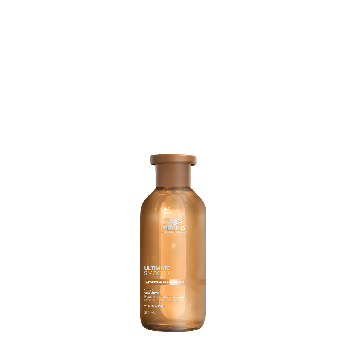 Shampoo suavizante y purificante anti frizz Wella Professionals Ultimate Smooth 250ml