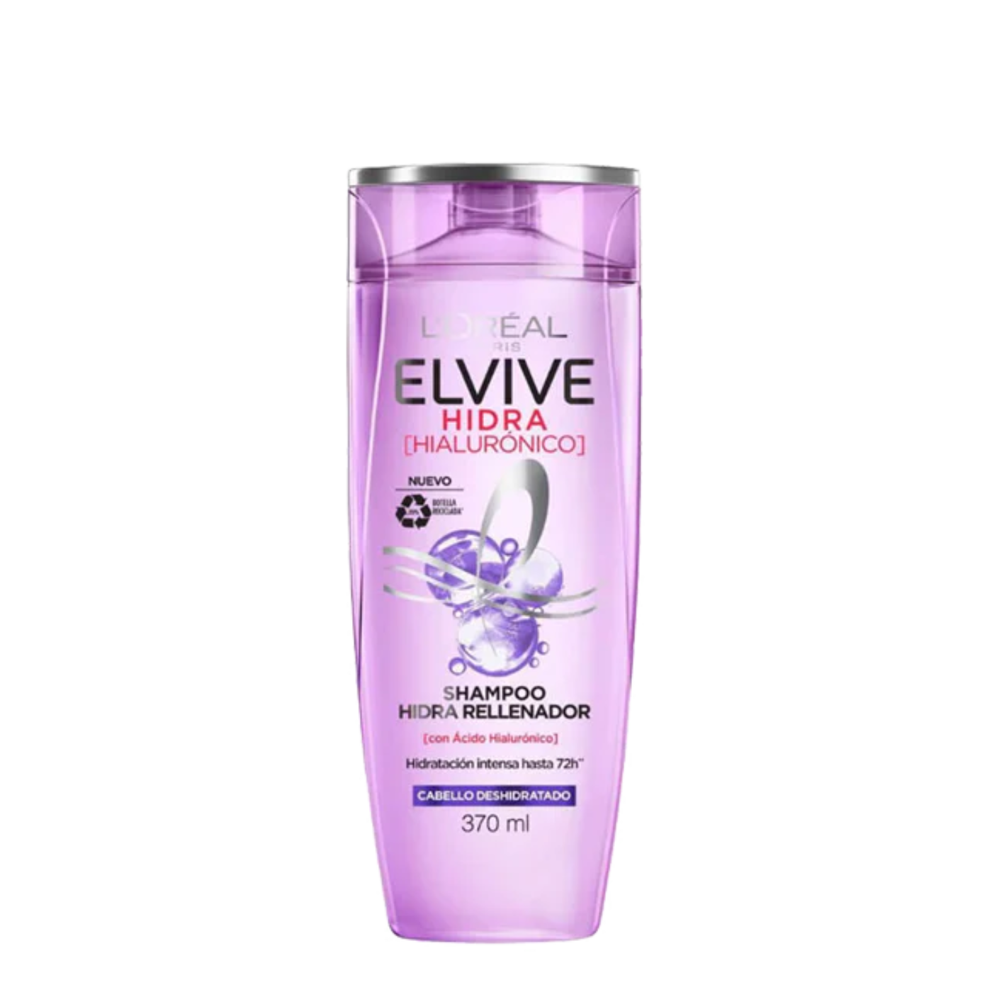 Shampoo Hidra Hialurónico Rellenador Hidratación de 72h Elvive 370 ml