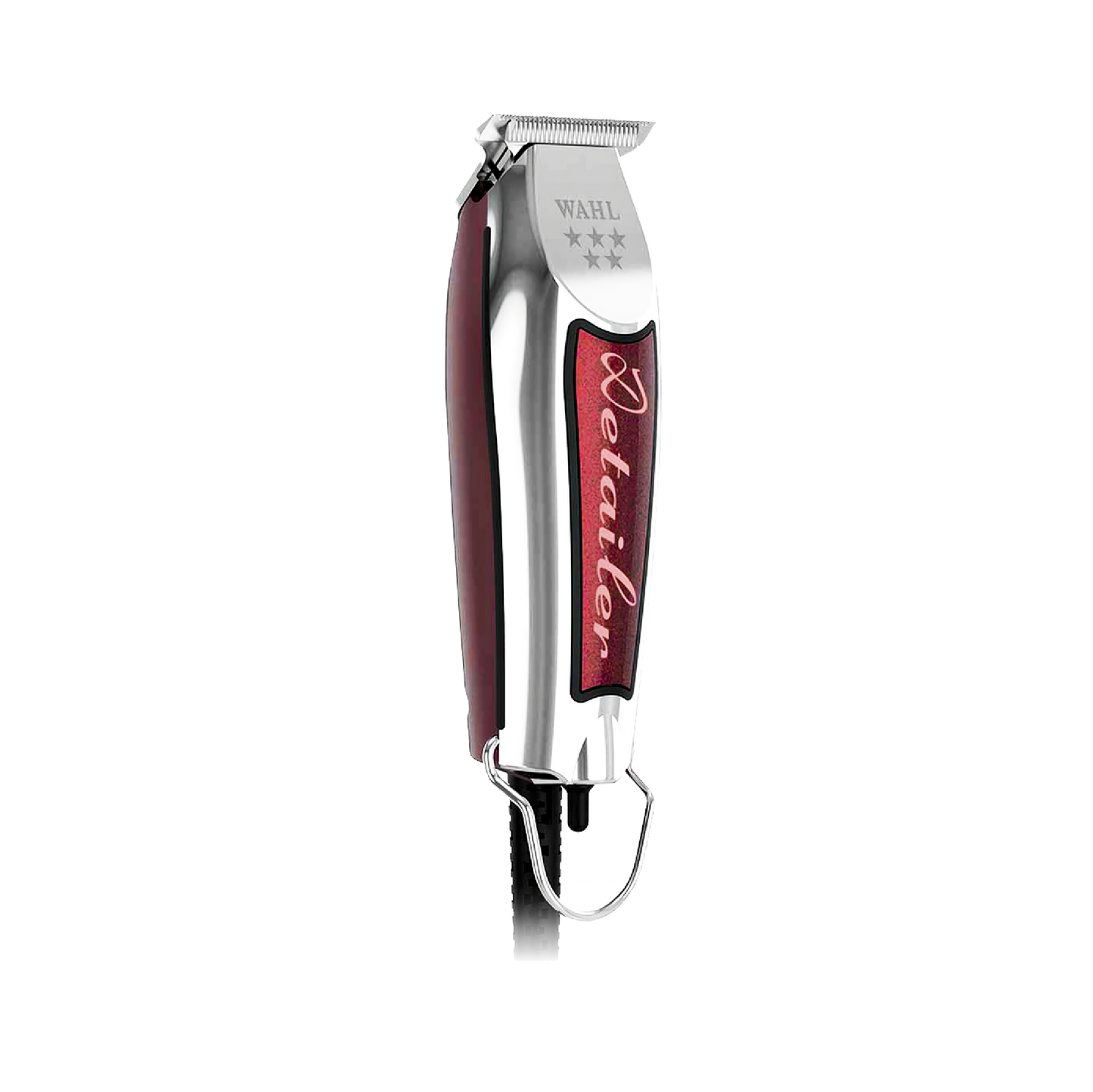 Máquina desvelladora profesional Trimmer Detailer con cuchilla en T de alta precisión y cable reforzado, ideal para delinear contornos y detalles en barbería
