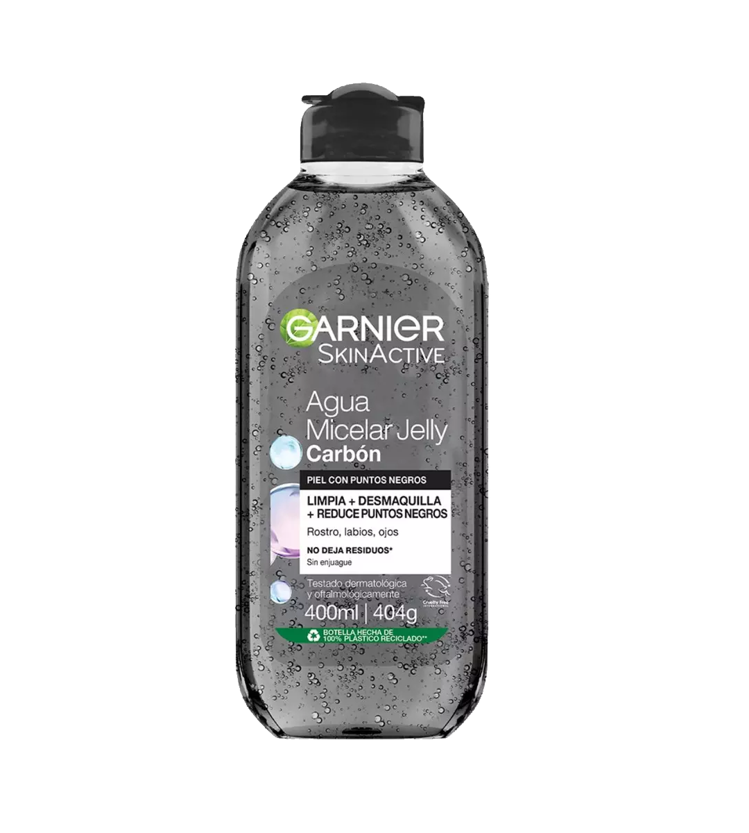AGUA MICELAR CARBON ACTIVADO 400ML