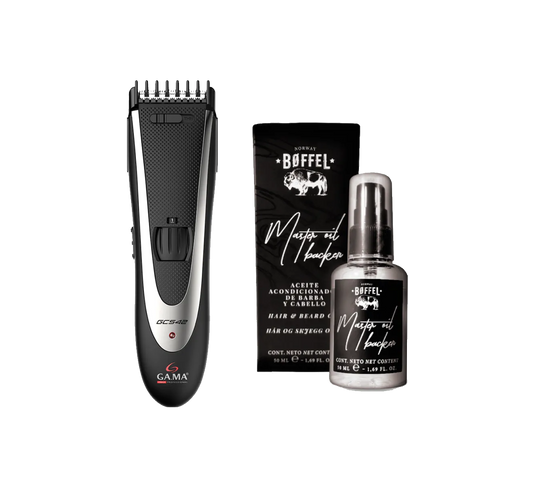 Combo Clipper GC542 + Hair Amp Oil 50ml Boffel