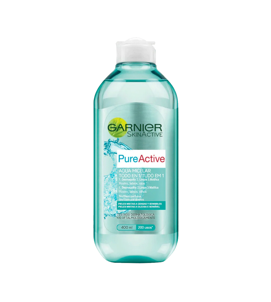 AGUA MICELAR PURE ACTIVE 400ML