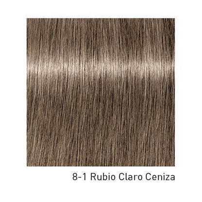 Tinte Schwarzkopf Igora Royal en botella con tono rubio oscuro, frasco de tintura capilar para cabello.