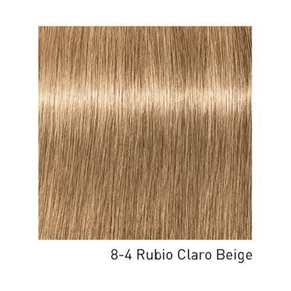 Tinte Schwarzkopf Igora Royal en tubo con tono vibrante y cobertura uniforme, mostrando el producto en su envase.