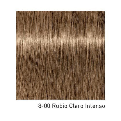 Tinte Schwarzkopf Igora Royal con tono rubio oscuro en botella con crema para teñir el cabello.