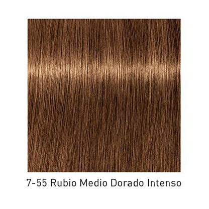 Tinte Schwarzkopf Igora Royal de color rubio oscuro en botella, muestra la textura y tono del producto de tintura capilar.
