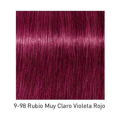 Tinte Schwarzkopf Igora Royal en caja, mostrando tonos y textura de la tintura para el cabello.