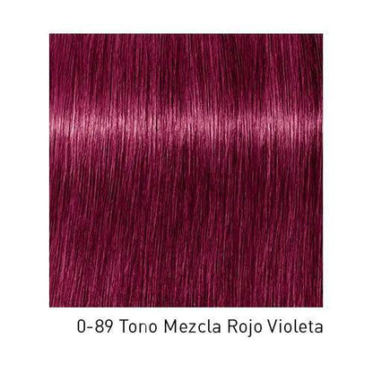 Tinte Schwarzkopf Igora Royal en botella con color y tono para cabello, mostrando la textura del producto.