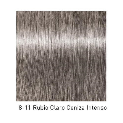 Tinte Schwarzkopf Igora Royal en caja con frascos y guantes para teñir el cabello en tonos vibrantes y duraderos.