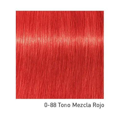 Tinte Schwarzkopf Igora Royal en tubo, muestra el color de cabello en tono rubio oscuro con envase y aplicador visibles.