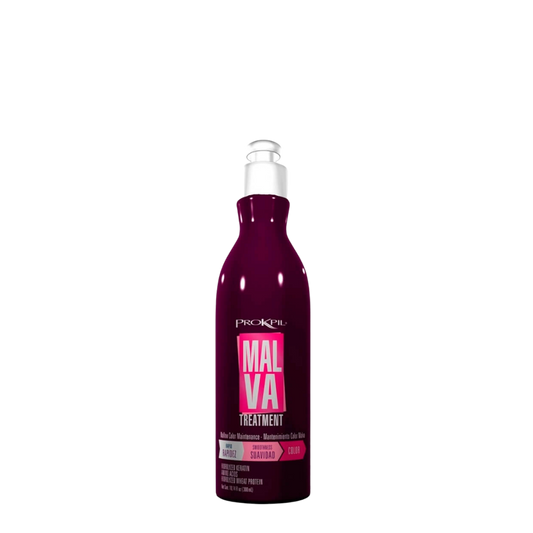 Tratamiento color malva de 300 ml de Prokpil, matizador para cabello con tono violeta y fórmula nutritiva.