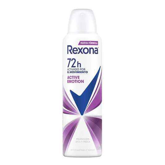 Desodorante Mujer Active Emotion72h Rexona 150ml